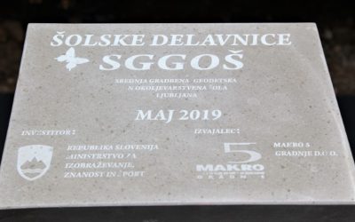 Polaganje temeljnega kamna za nove šolske delavnice – 30. 5. 2019